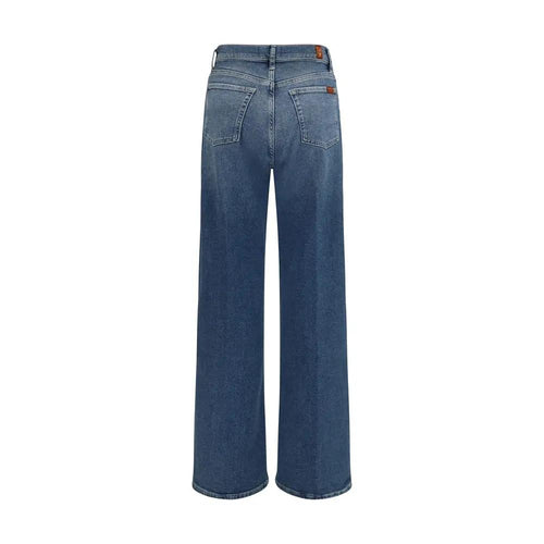 Jean évasé en coton bleu 7FOR