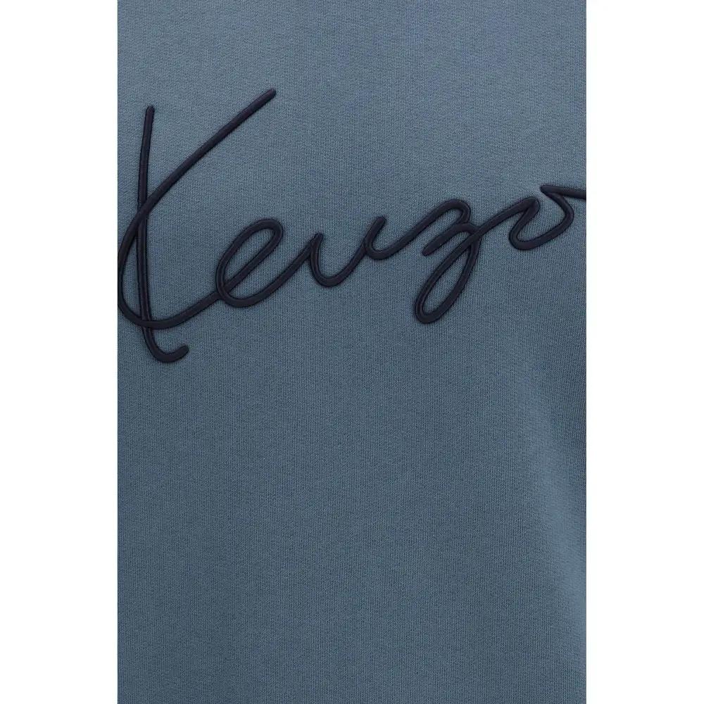 Kenzo Blue Cotton Sweatshirt