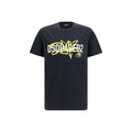 T-shirt en coton noir Dsquared²