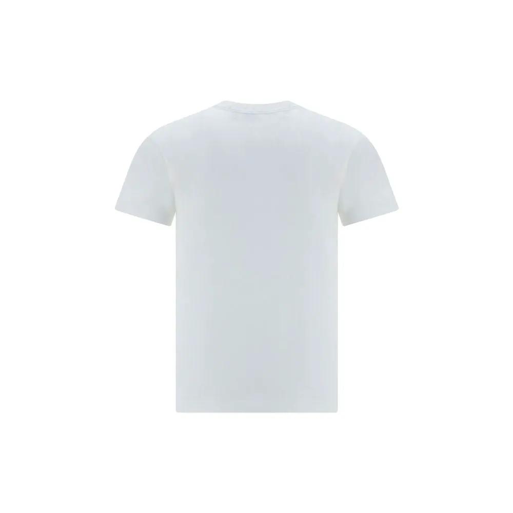 T-shirt blanc en coton Comme Des Garçons Play