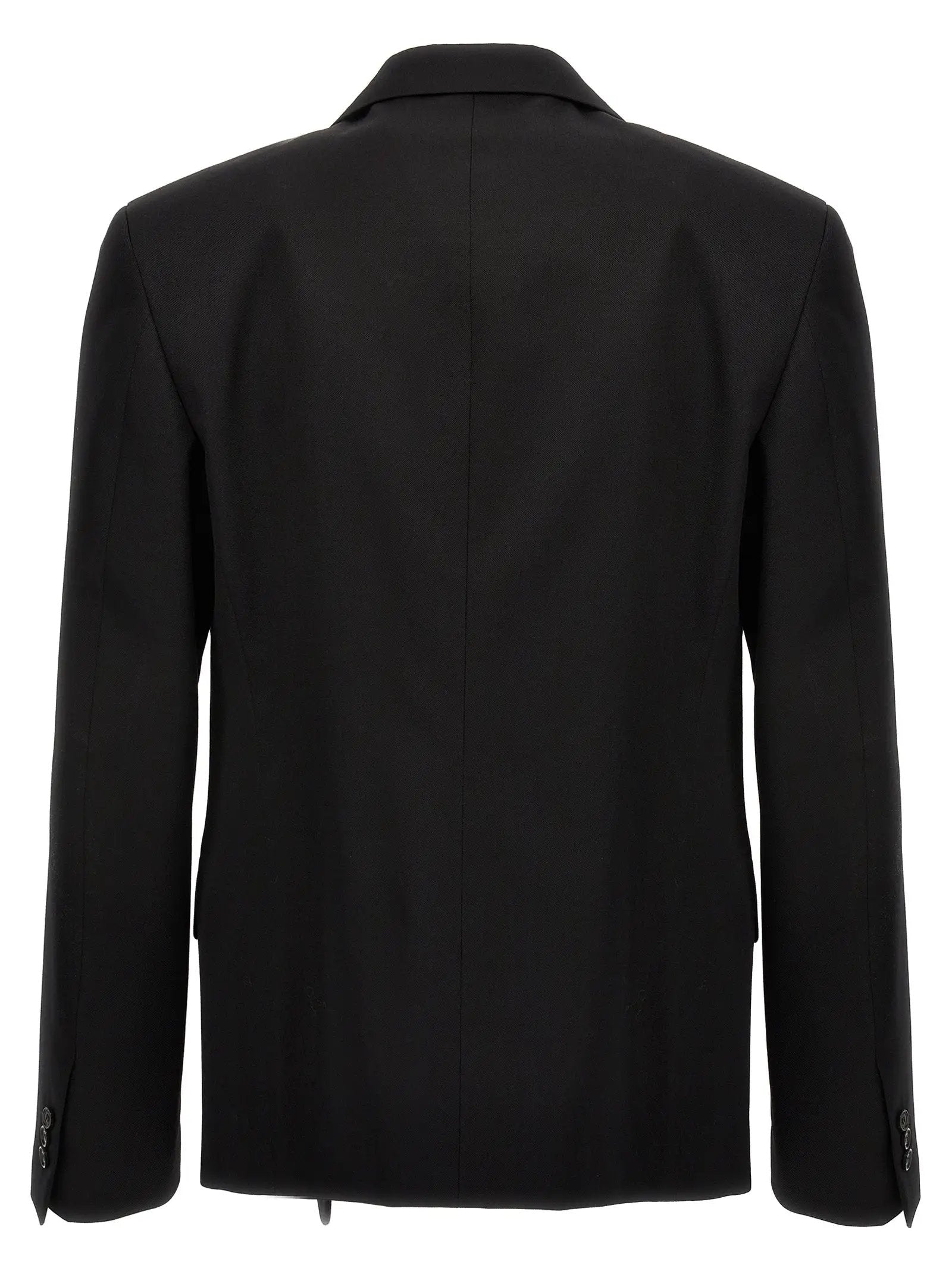 Off-White Black Wool Blazer