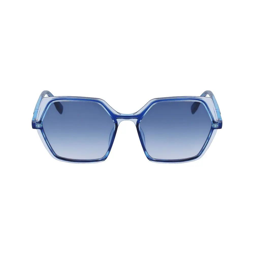 Lunettes de soleil Karl Lagerfeld à injection de bleu
