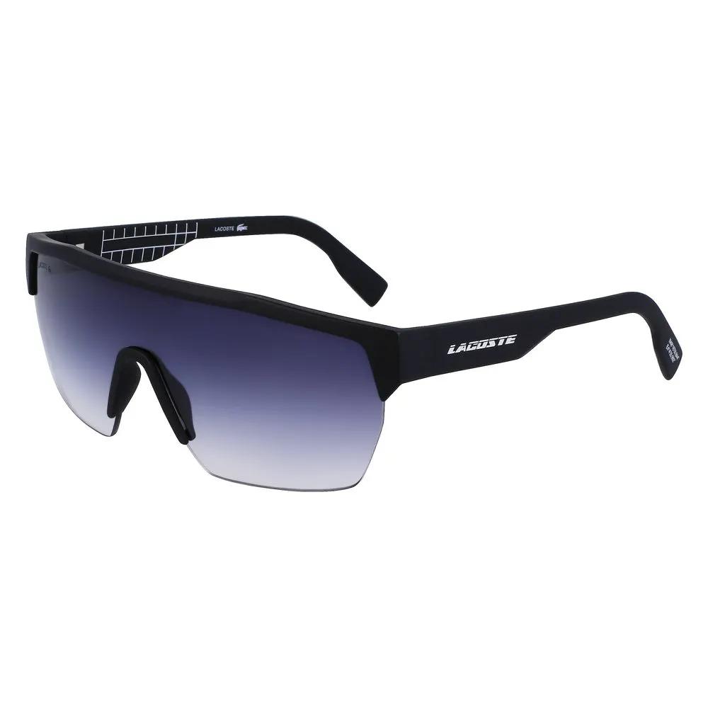 Lunettes de soleil noires Lacoste en Bio Injection