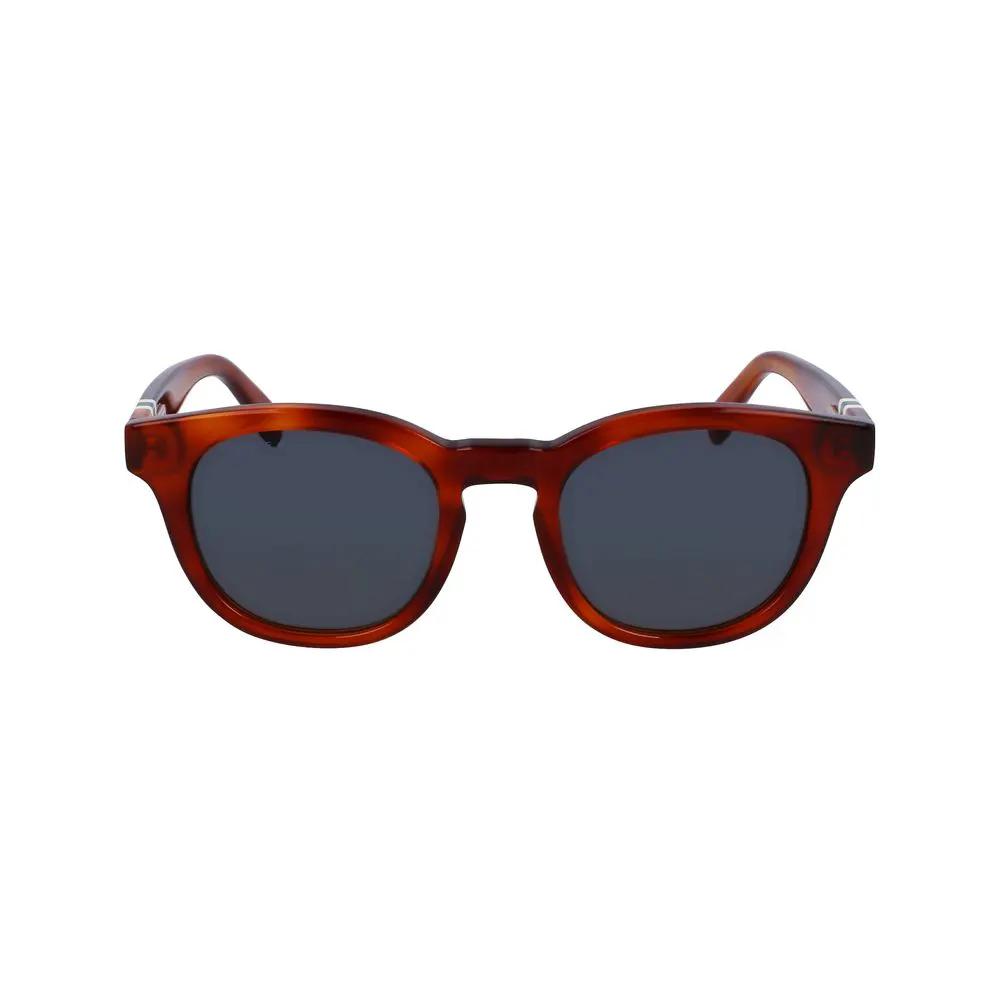 Lacoste Brown Acetate Sunglasses