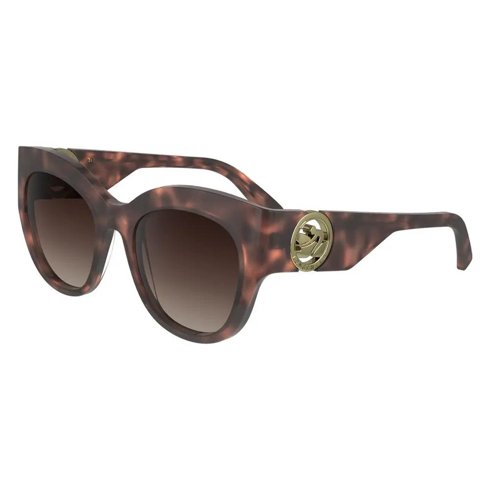 Lunettes de soleil Longchamp en acétate marron