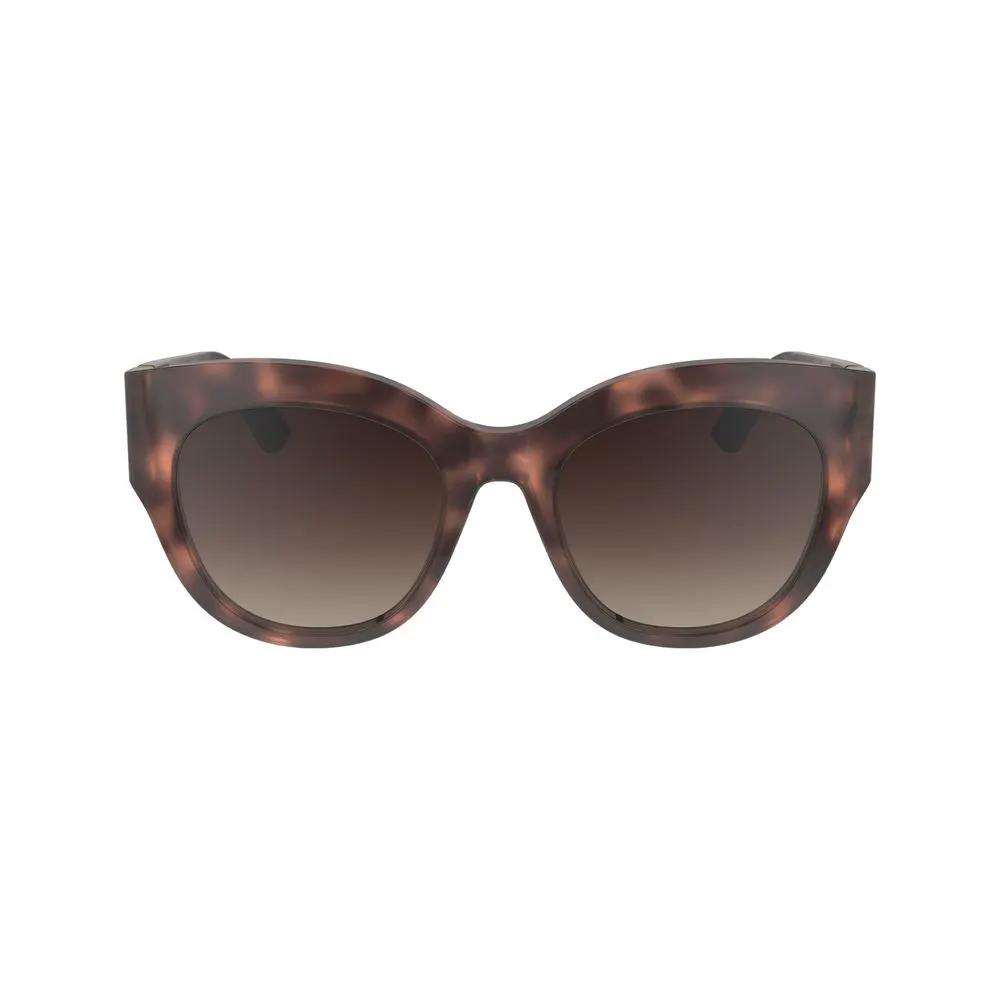 Lunettes de soleil Longchamp en acétate marron