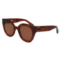 Lunettes de soleil Longchamp en acétate marron