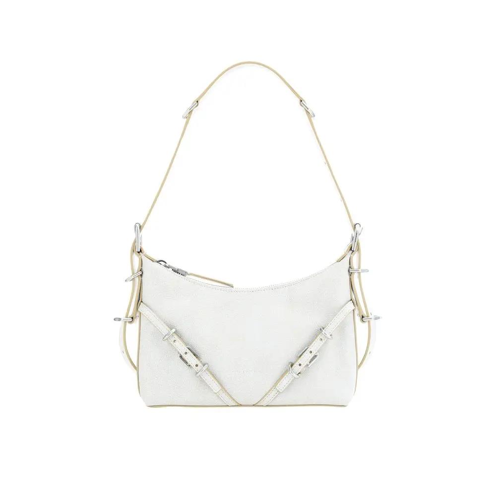 Sac à bandoulière en cuir blanc Givenchy