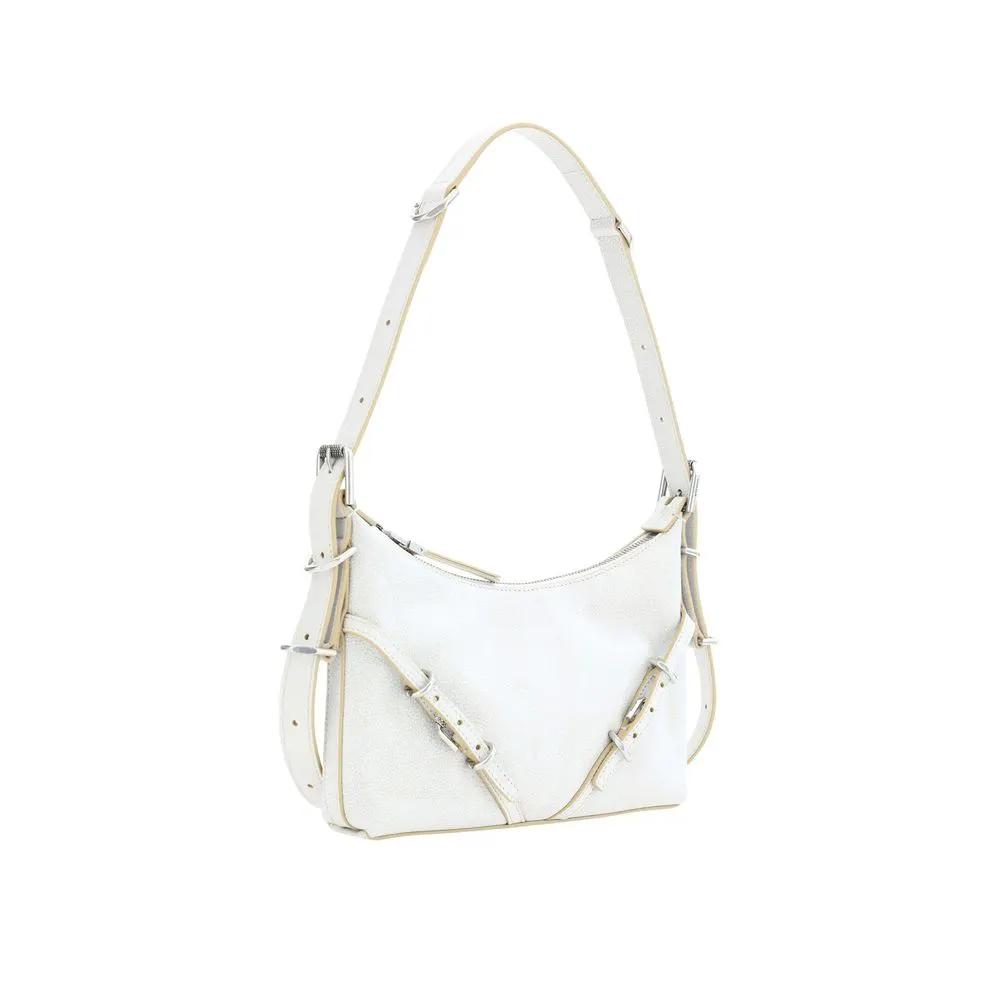 Sac à bandoulière en cuir blanc Givenchy