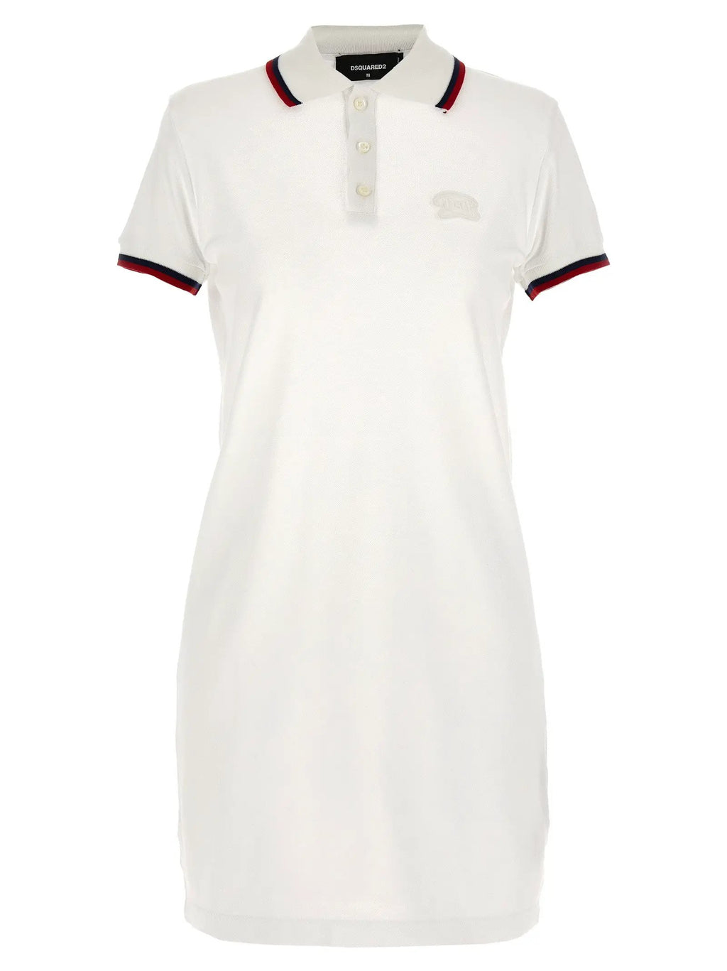Dsquared² White Cotton Short Dress