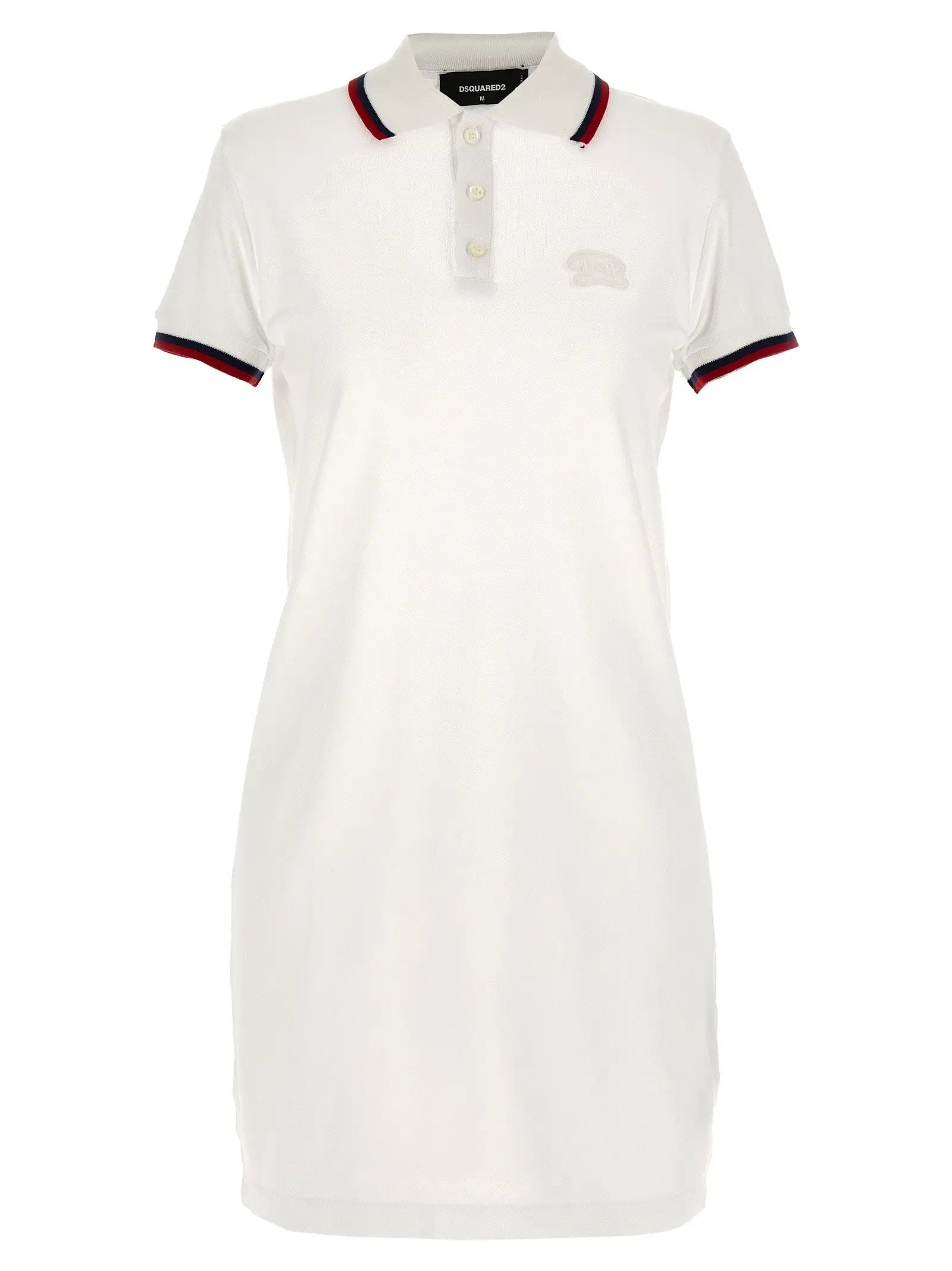 Dsquared² White Cotton Short Dress