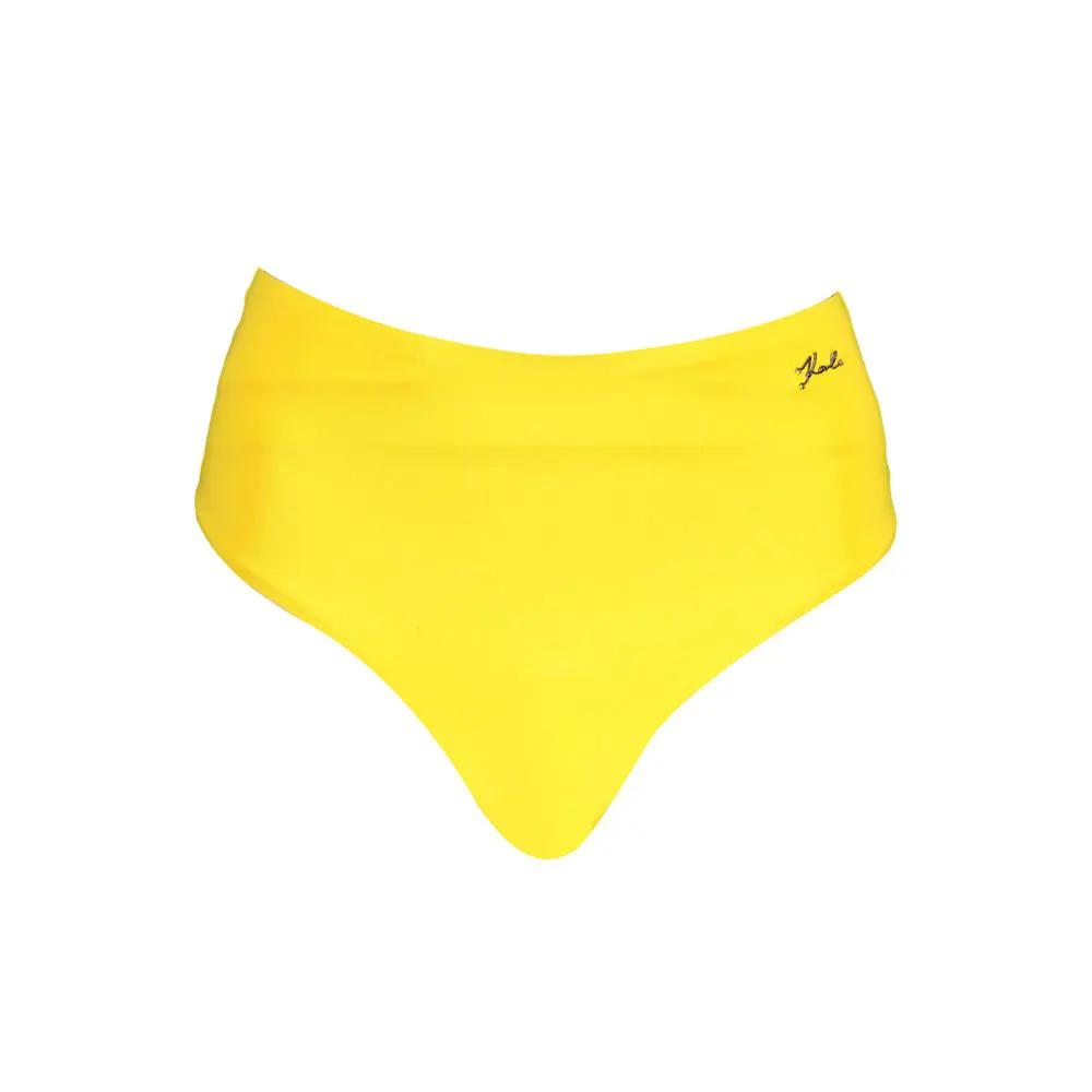 Karl Lagerfeld Yellow Polyamide Women's Swim Brief