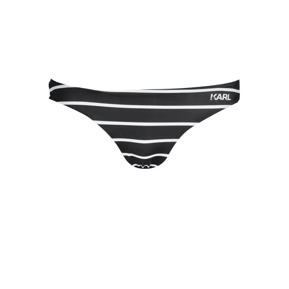 Karl Lagerfeld Black Polyamide Women's Swim Brief