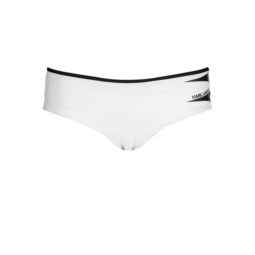 Karl Lagerfeld White Polyamide Women's Swim Brief