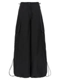 Palm Angels Black Polyamide Casual Pants