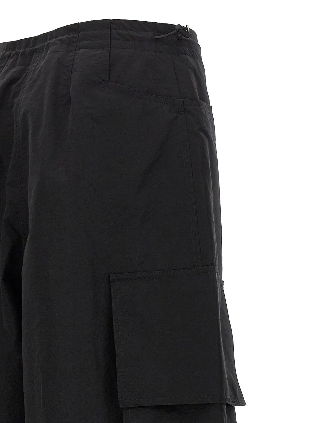 Palm Angels Black Polyamide Casual Pants