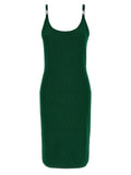 Versace Bicolor Viscose Midi Dress