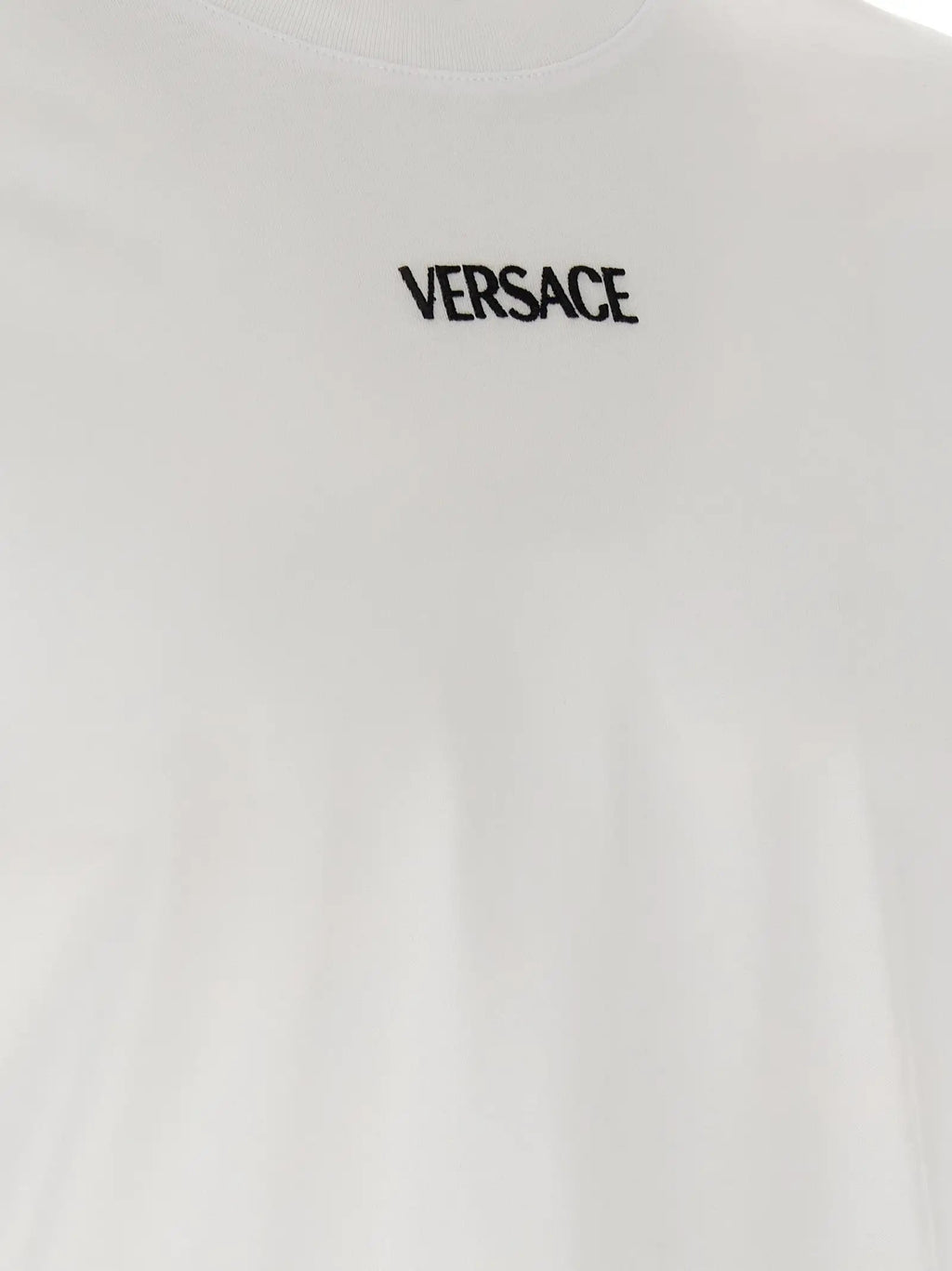 Versace White Cotton T-Shirt