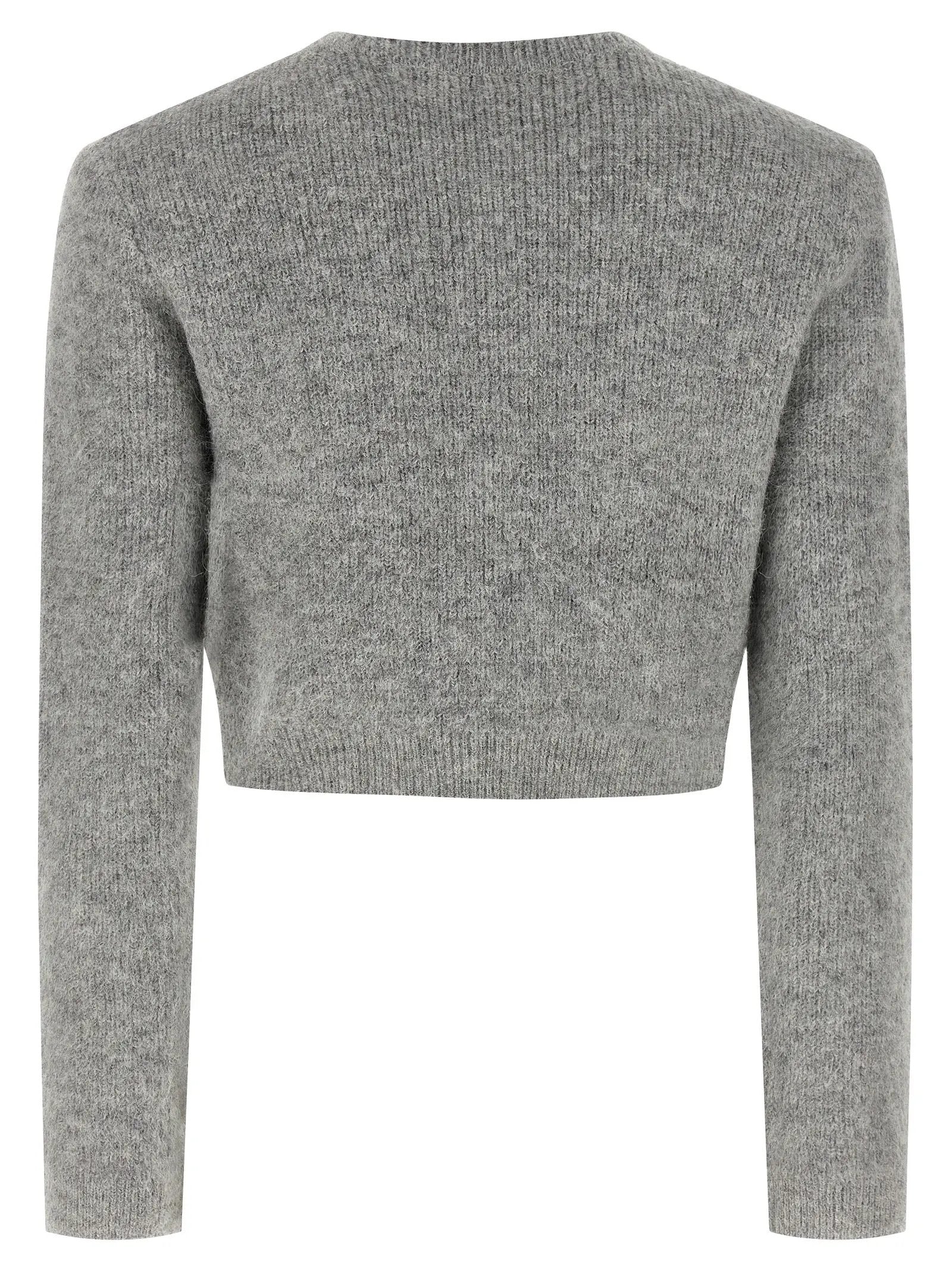 Self-Portrait Gray Polyester Cardigan