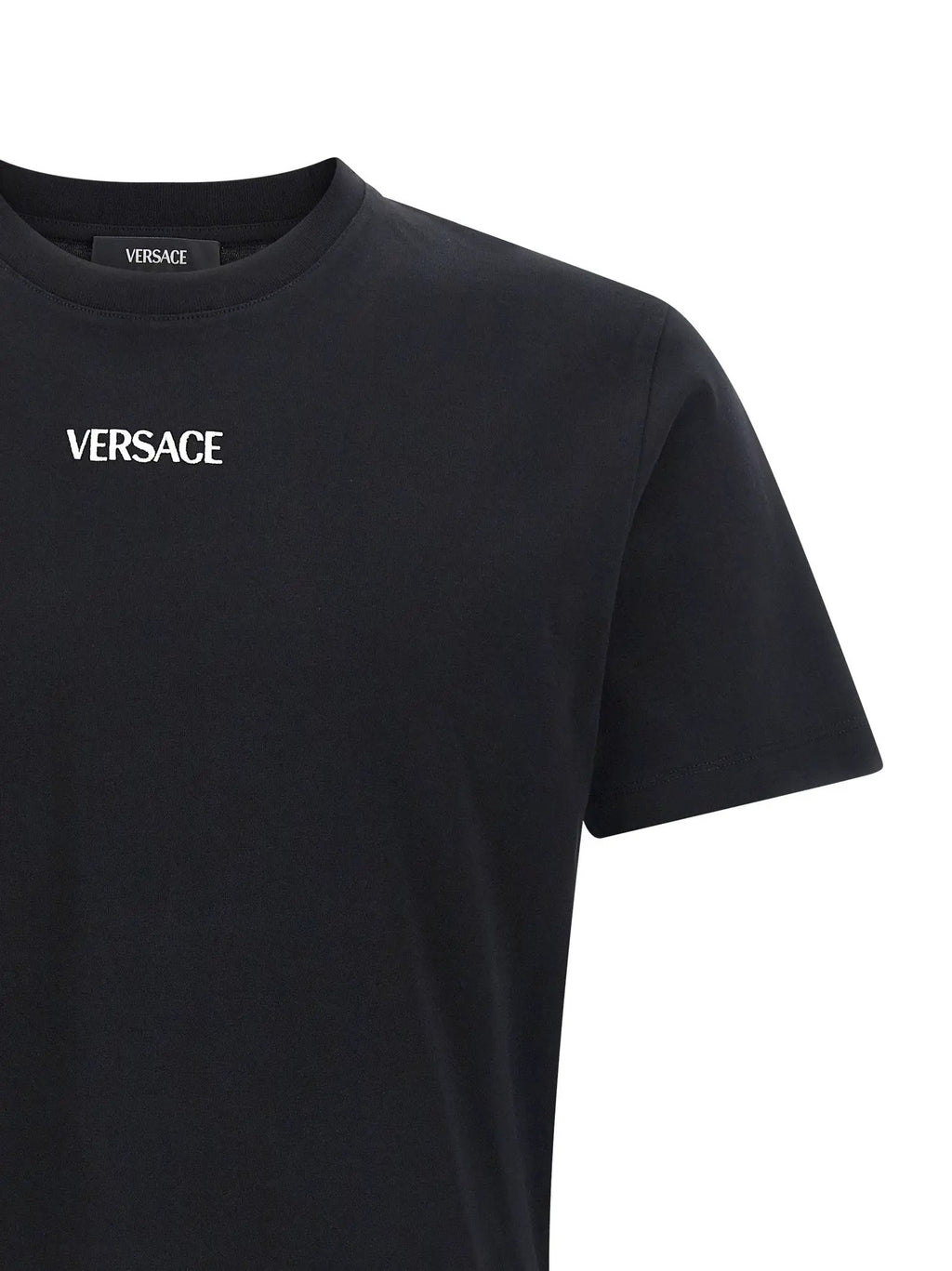 T-shirt Versace en coton noir