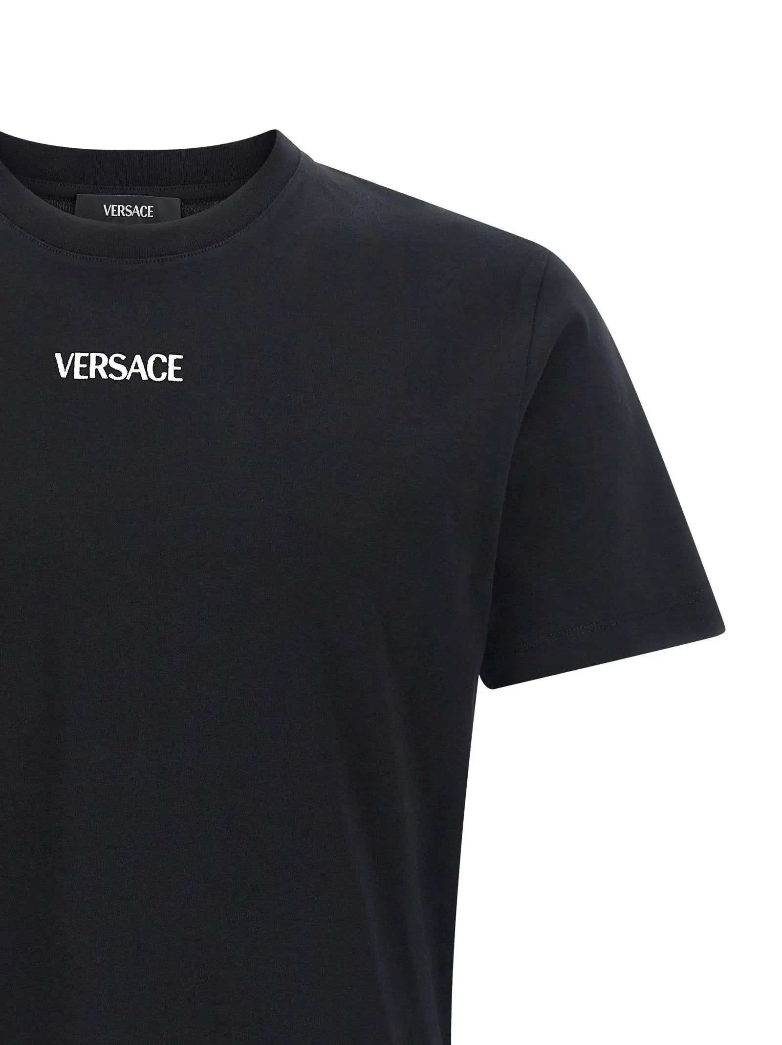 T-shirt Versace en coton noir
