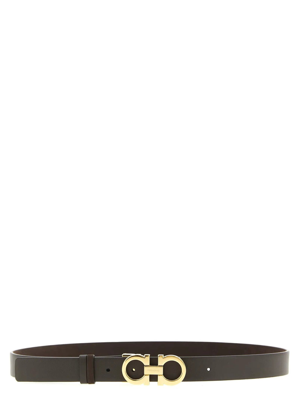 Ferragamo Brown Calfskin Regular Belt