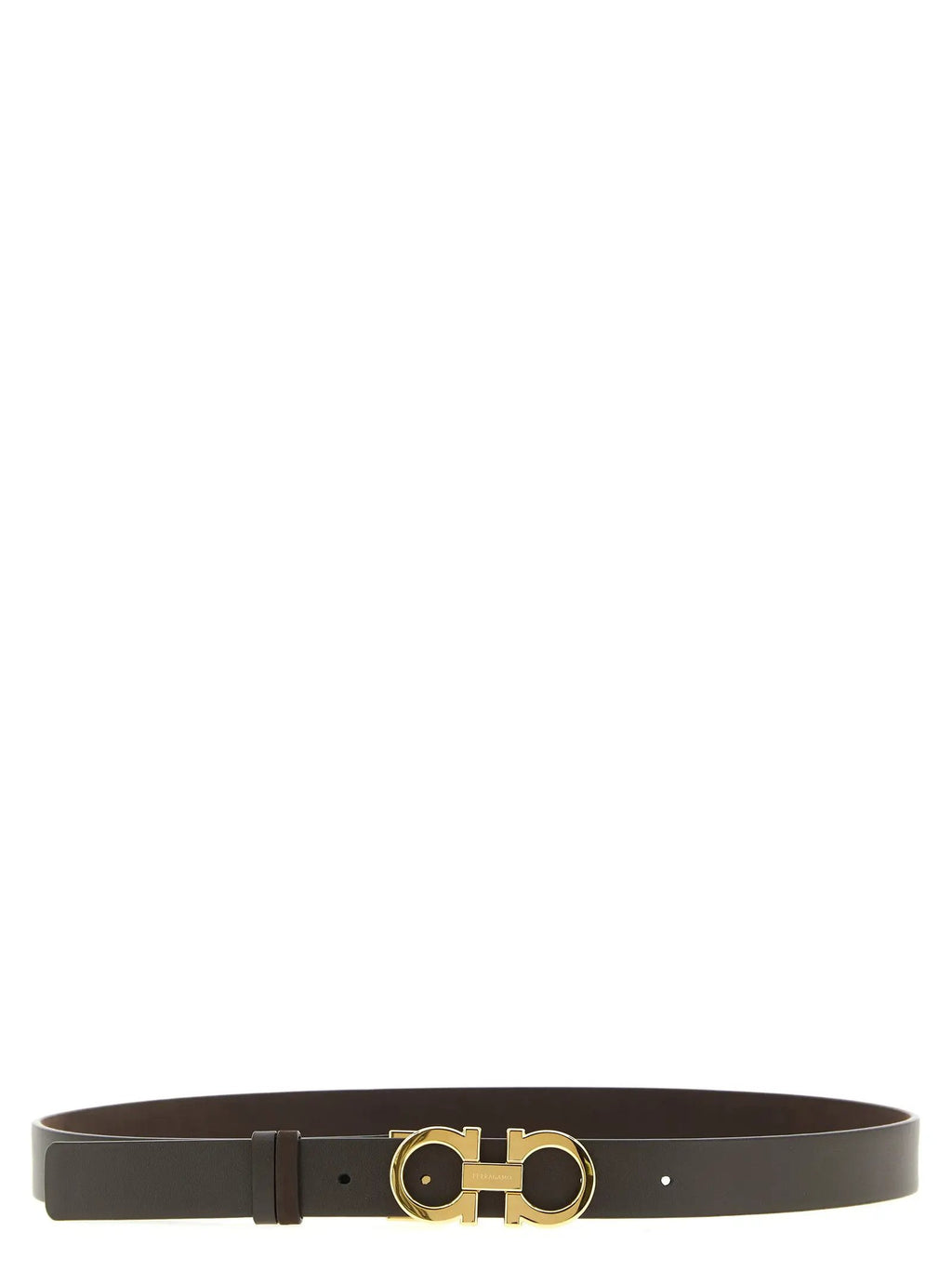 Ferragamo Brown Calfskin Regular Belt