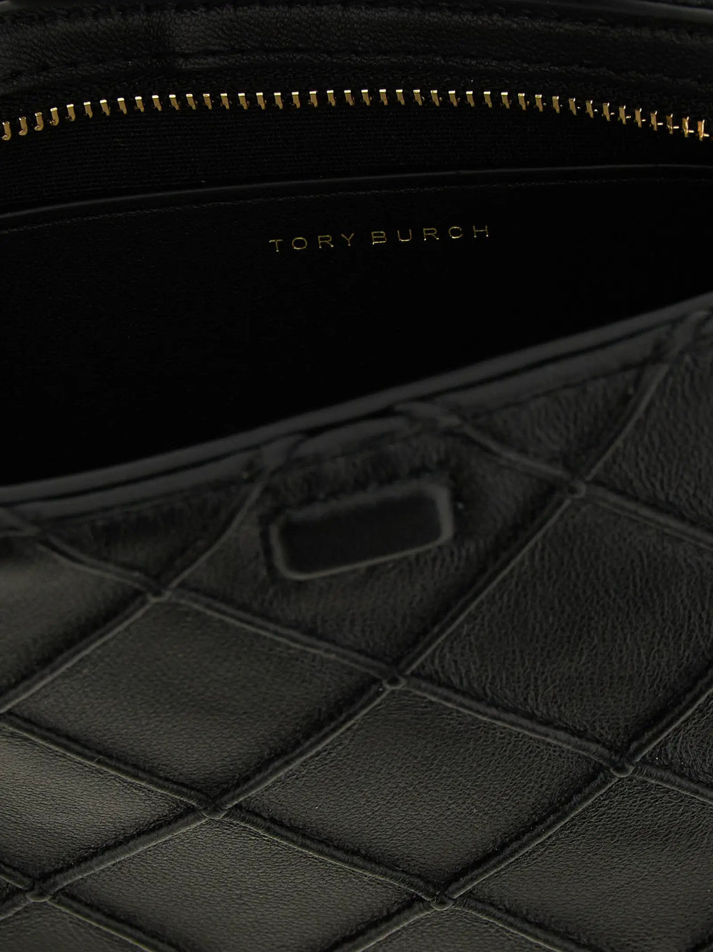 Tory Burch Black Lamb Leather Cardholder