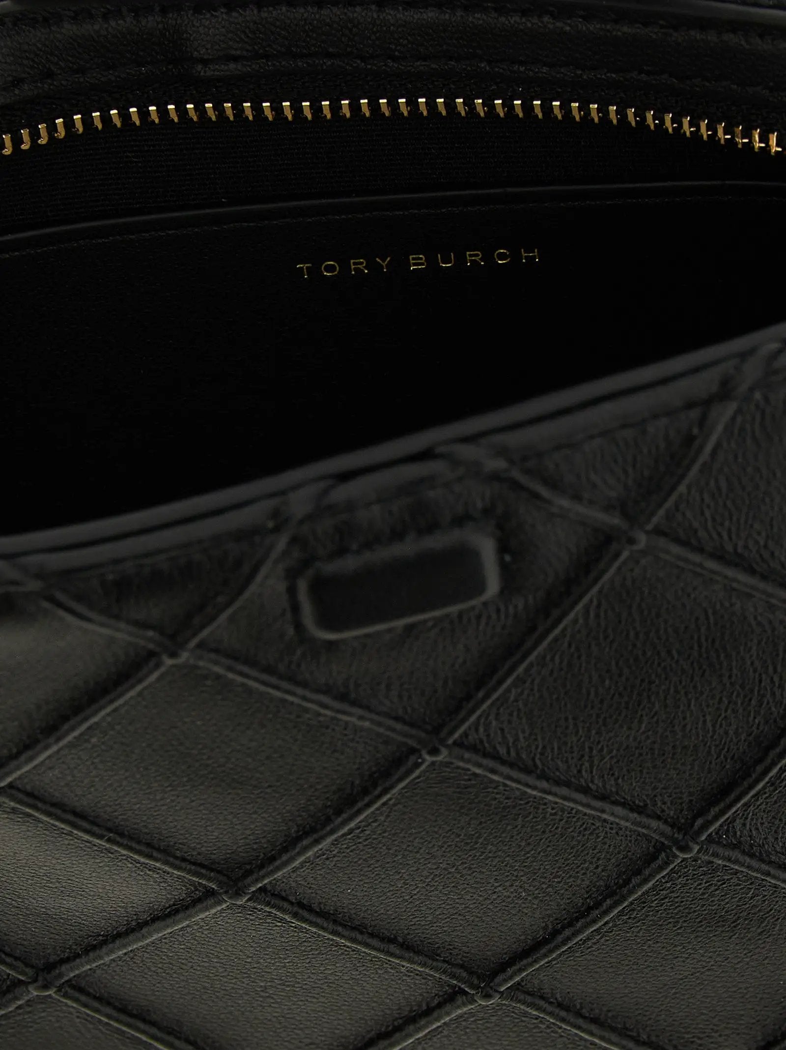 Tory Burch Black Lamb Leather Cardholder