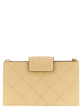 Tory Burch Beige Lamb Leather Cardholder