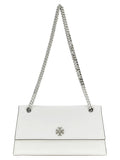 Tory Burch White Lamb Leather Shoulder Bag