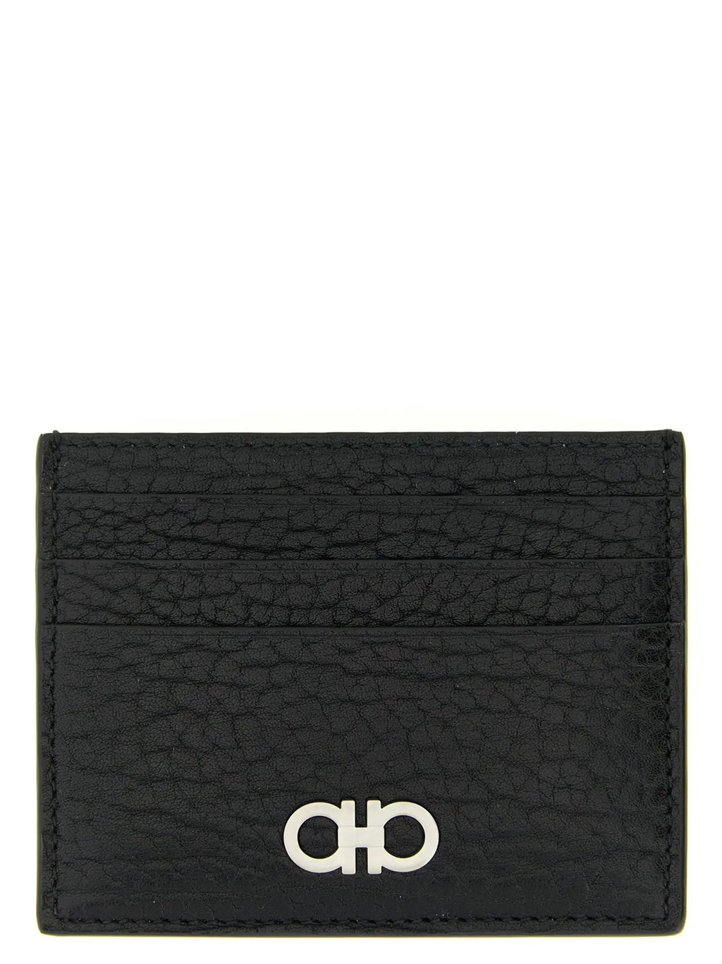 Ferragamo Black Calfskin Cardholder