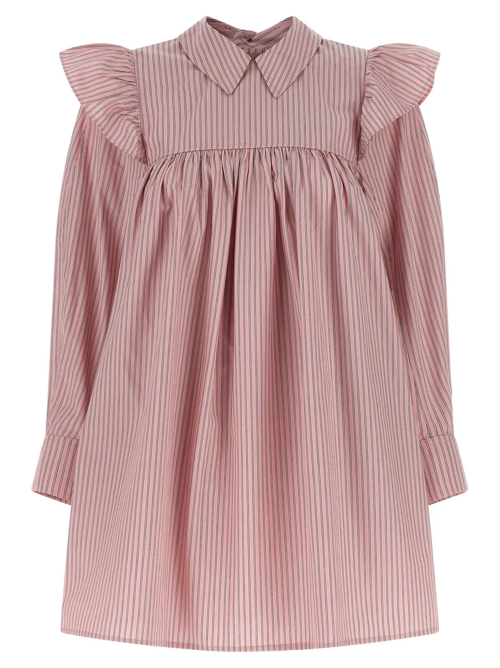 Ganni Multicolor Organic Cotton Short Dress