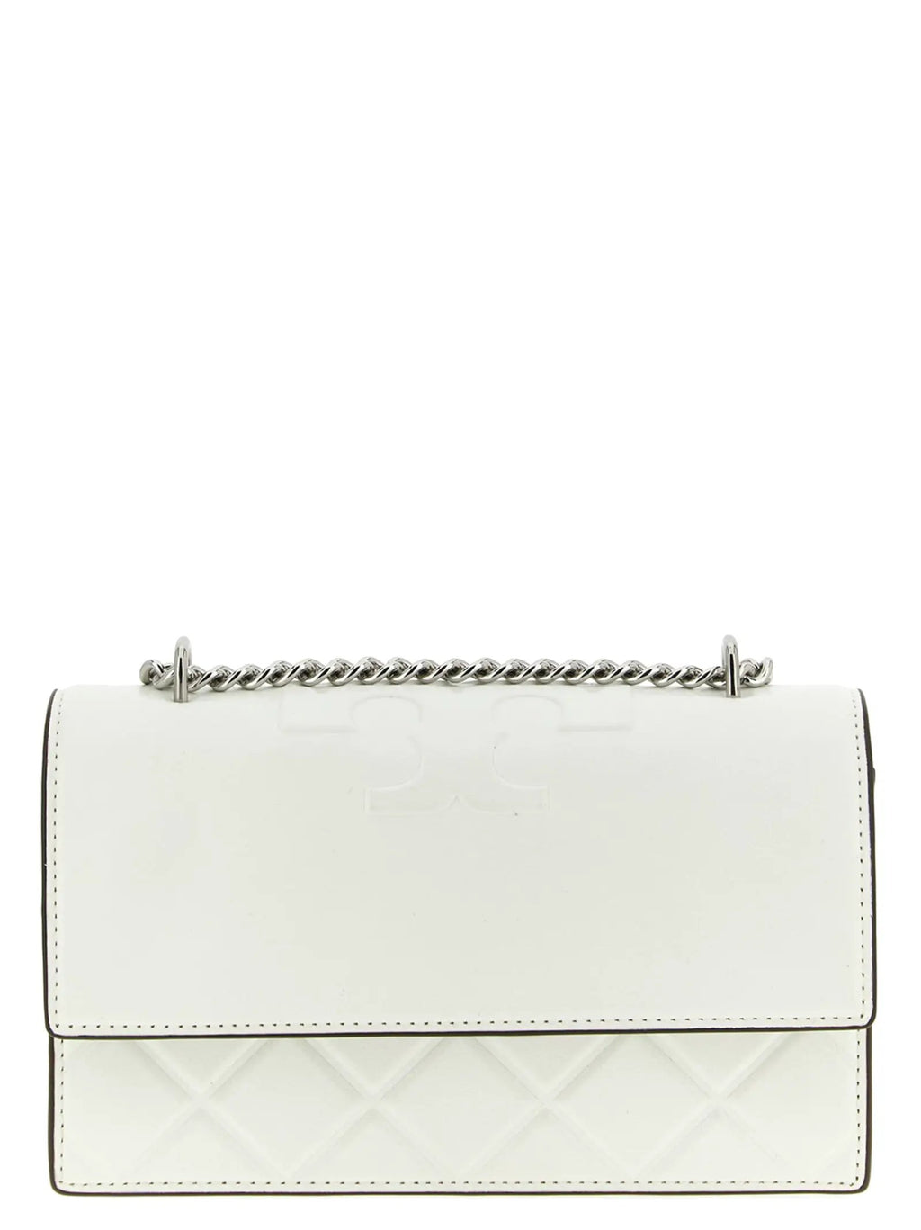 Tory Burch White Goatskin Crossbody Bag