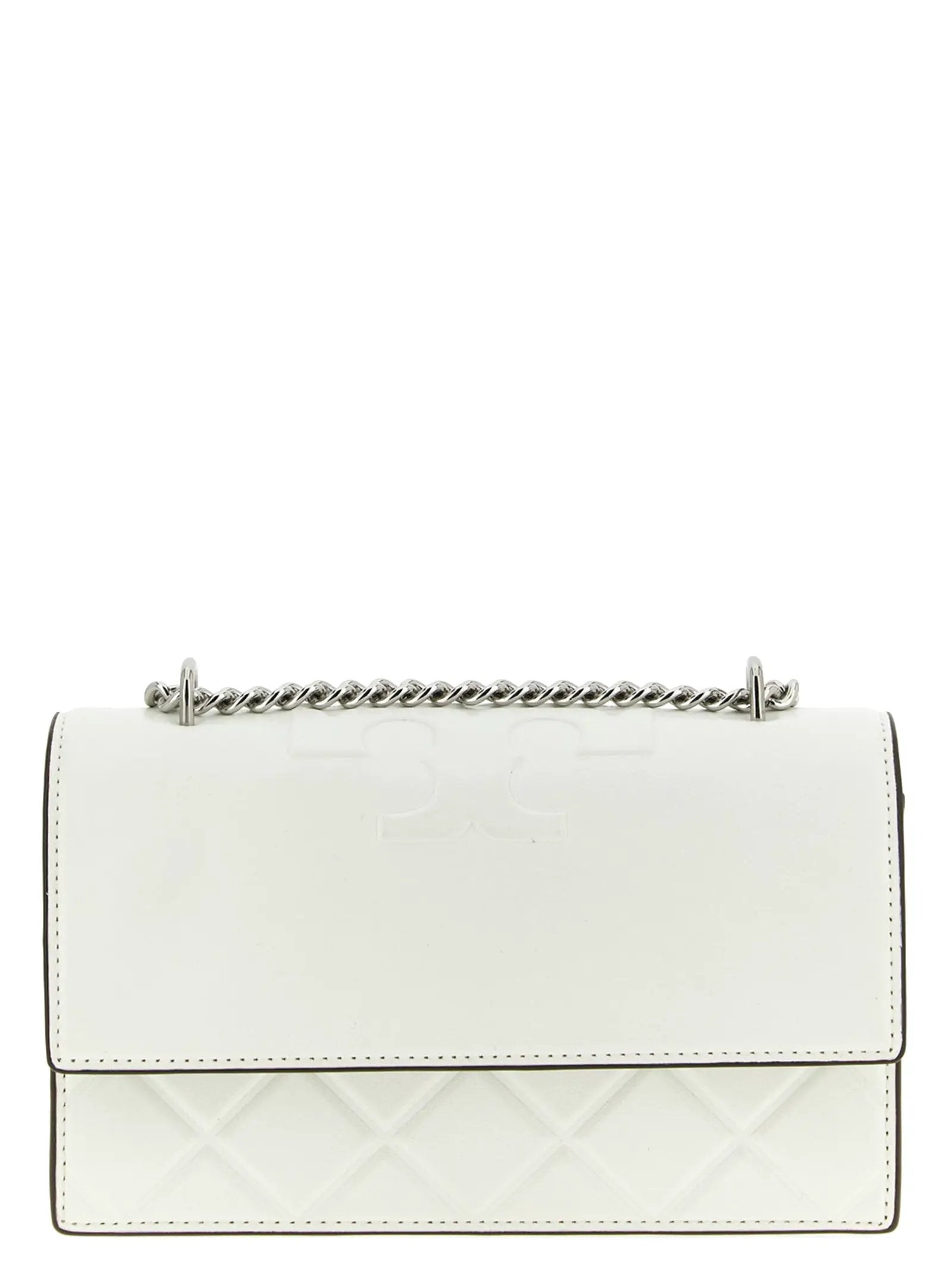 Tory Burch White Goatskin Crossbody Bag