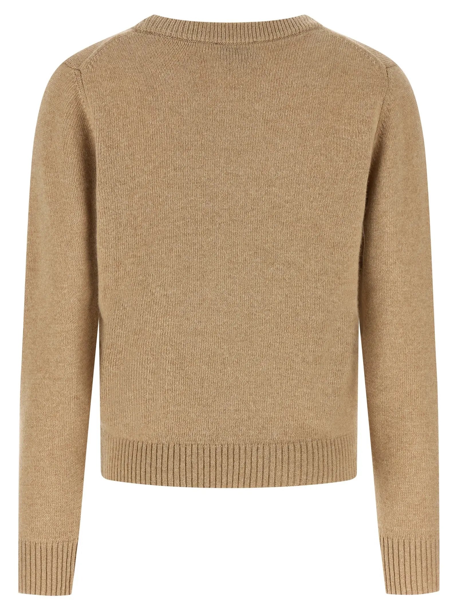 Ganni Beige Wool Cardigan