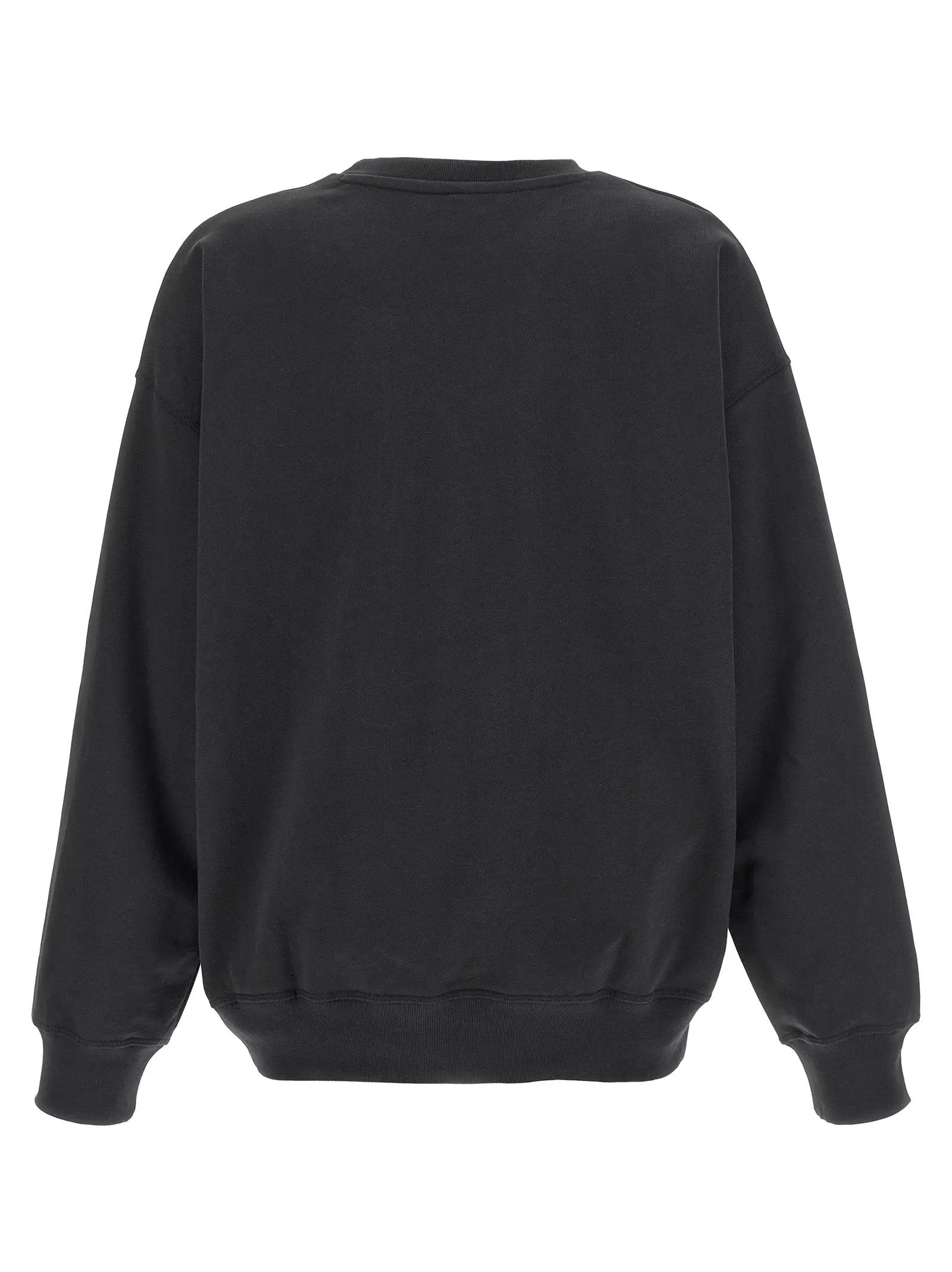 Ganni Black Organic Cotton Sweatshirt