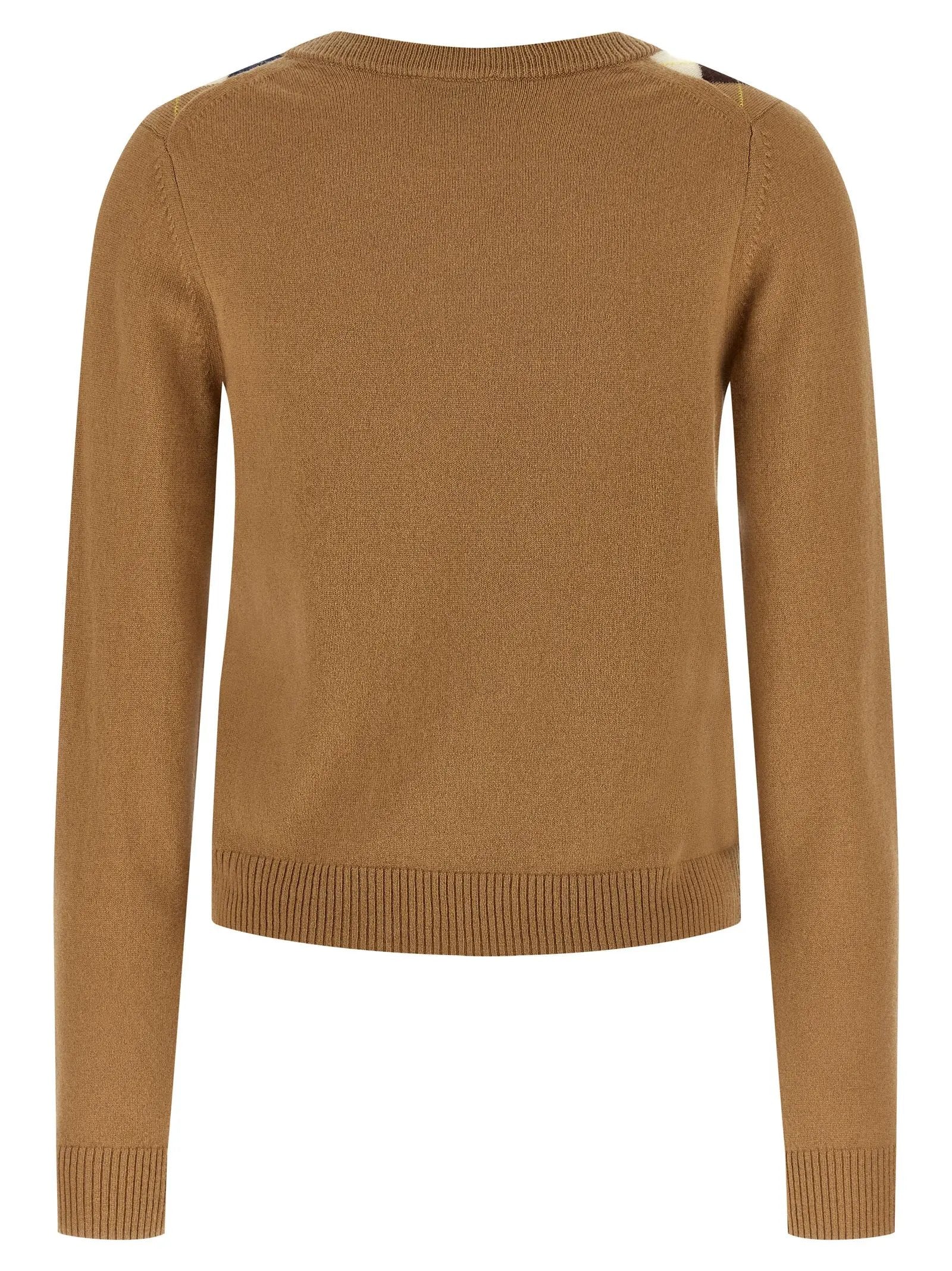 Ganni Beige Wool Cardigan