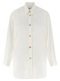 Khaite White Cotton Blouse