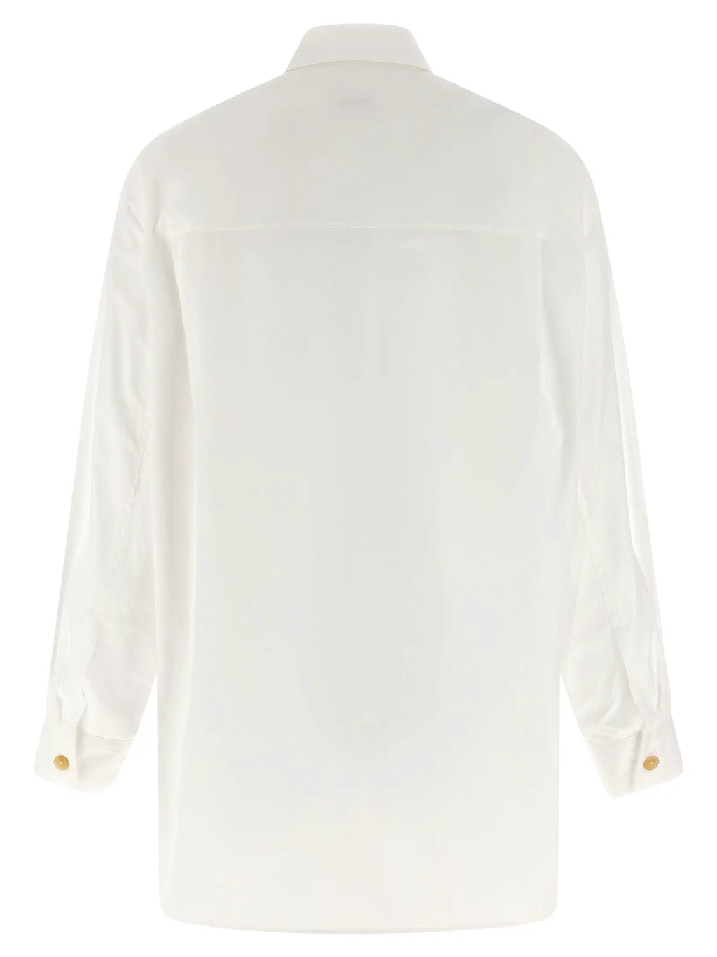 Khaite White Cotton Blouse