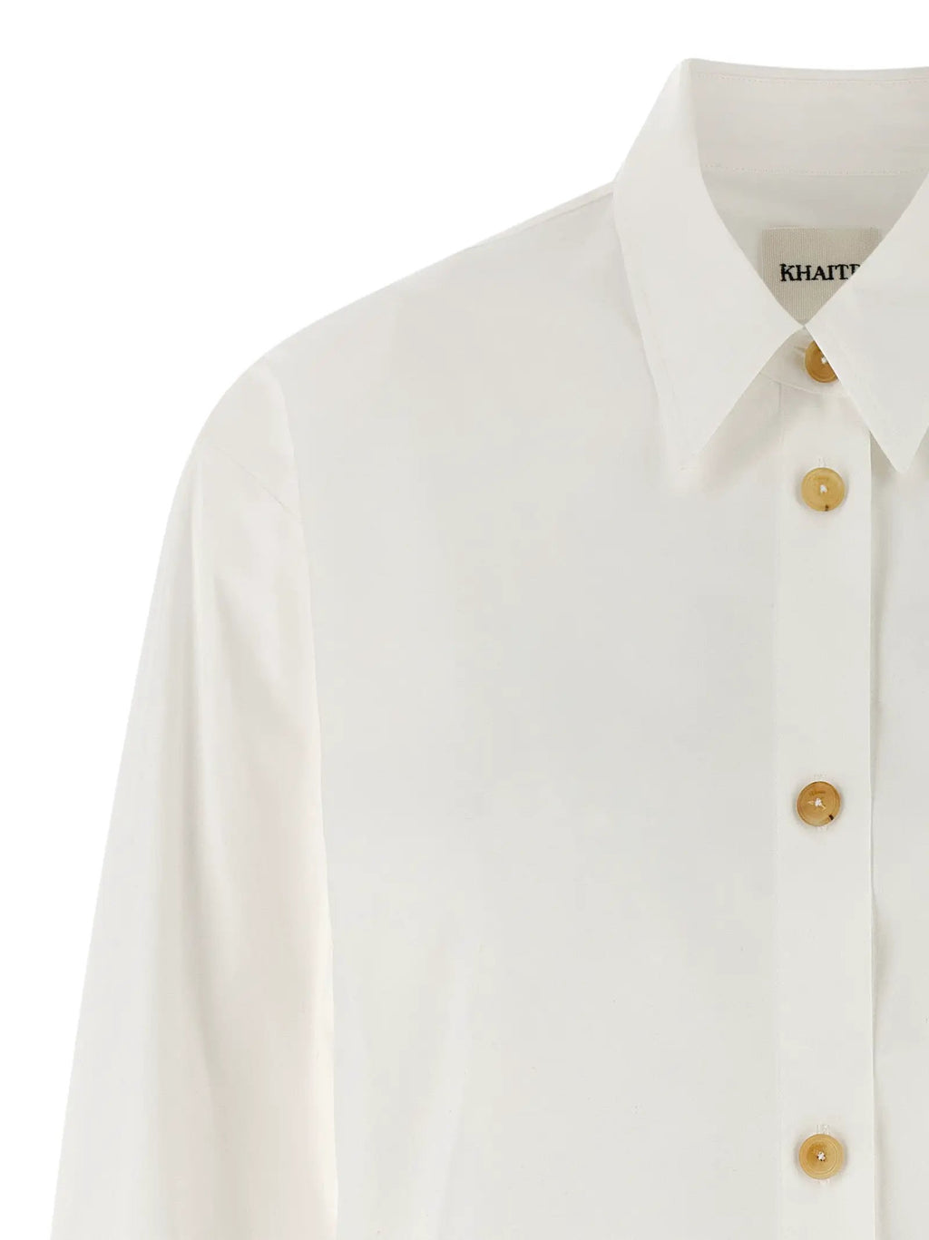 Khaite White Cotton Blouse