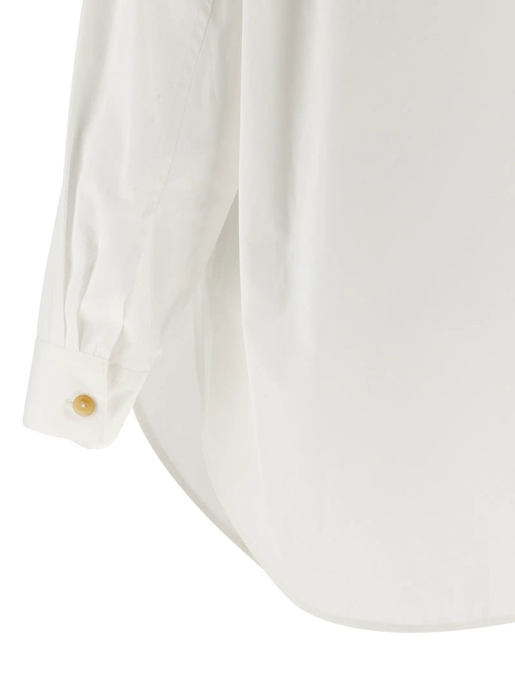 Khaite White Cotton Blouse