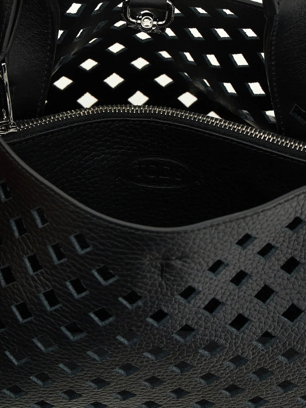 Tod's Black Calfskin Handbag