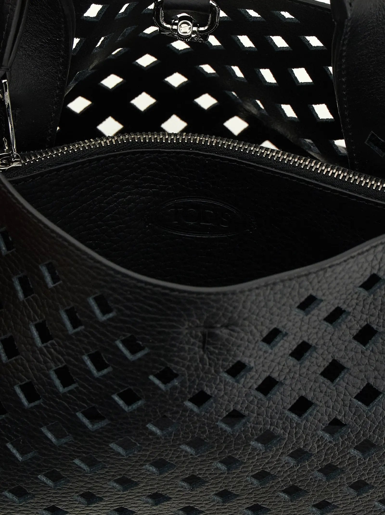 Tod's Black Calfskin Handbag