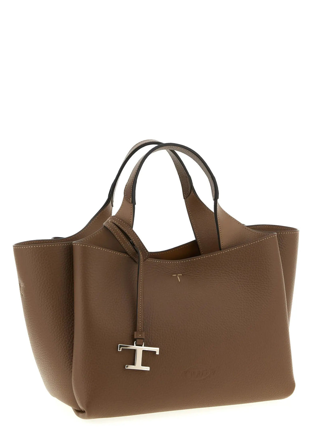 Tod's Brown Calfskin Handbag