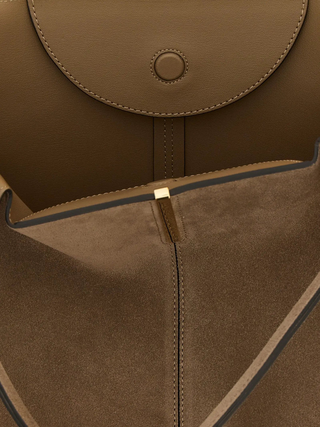 Tod's Beige Calfskin Tote Bag
