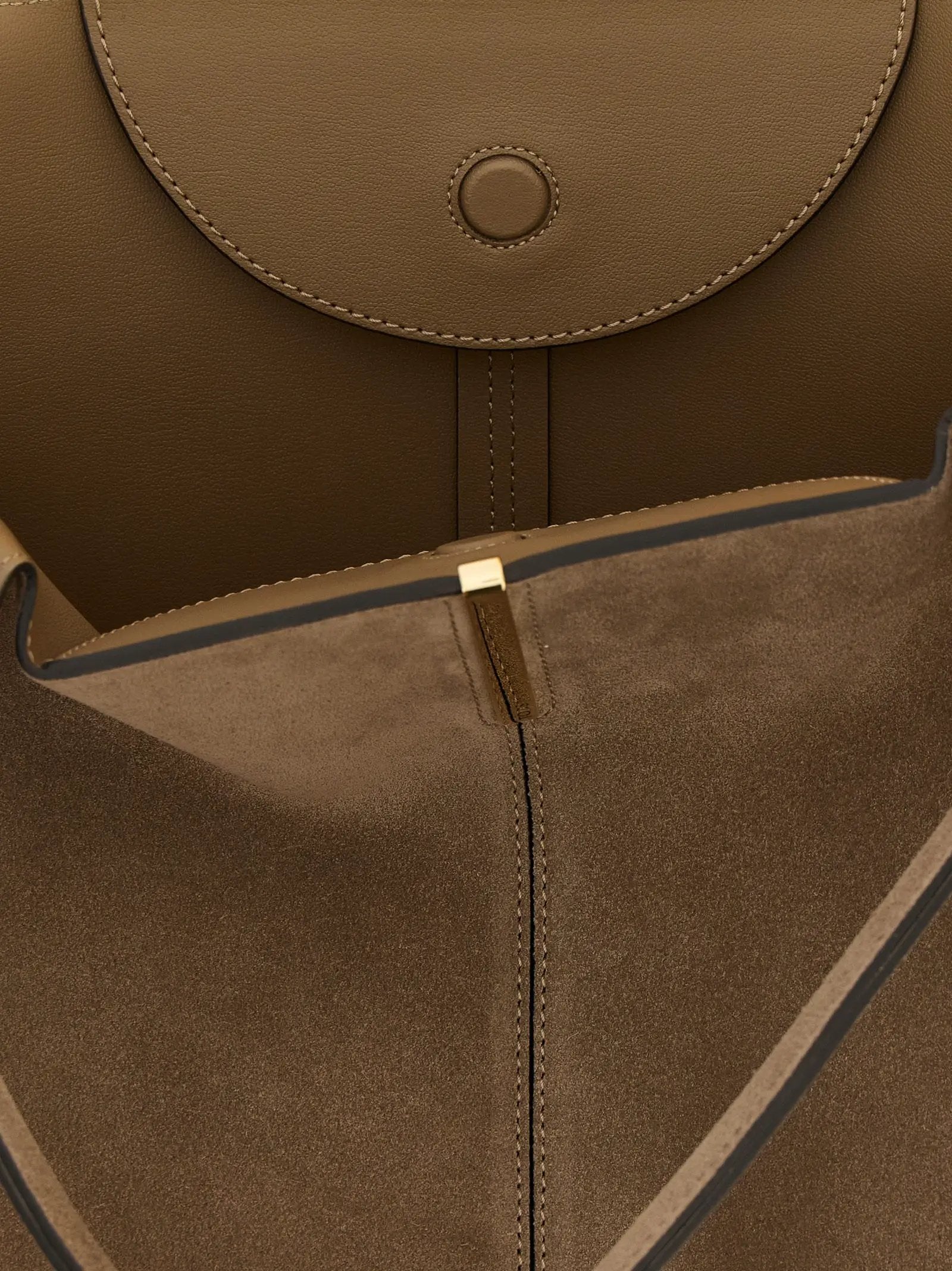 Tod's Beige Calfskin Tote Bag