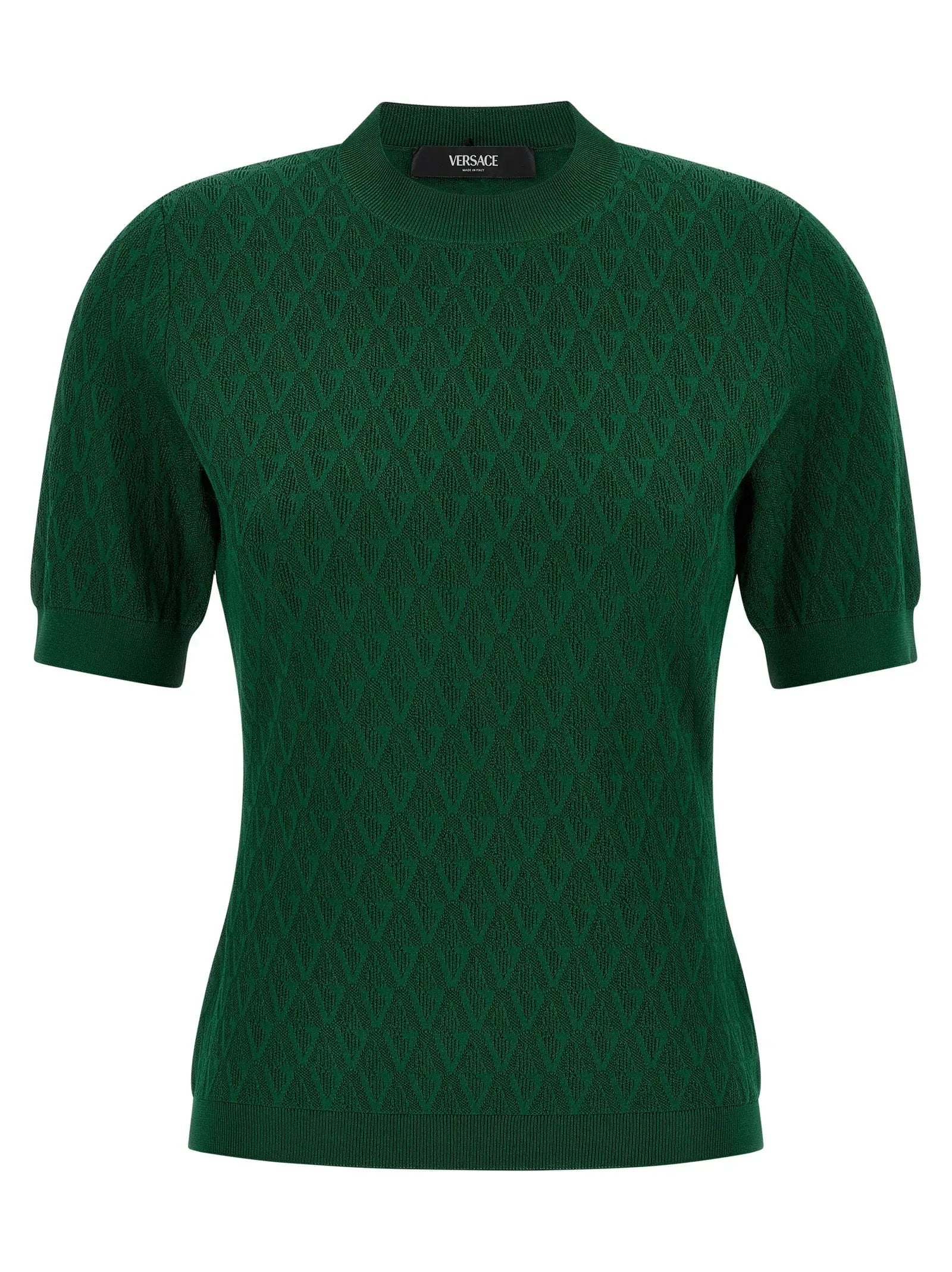 Versace Bicolor Viscose T-Shirt