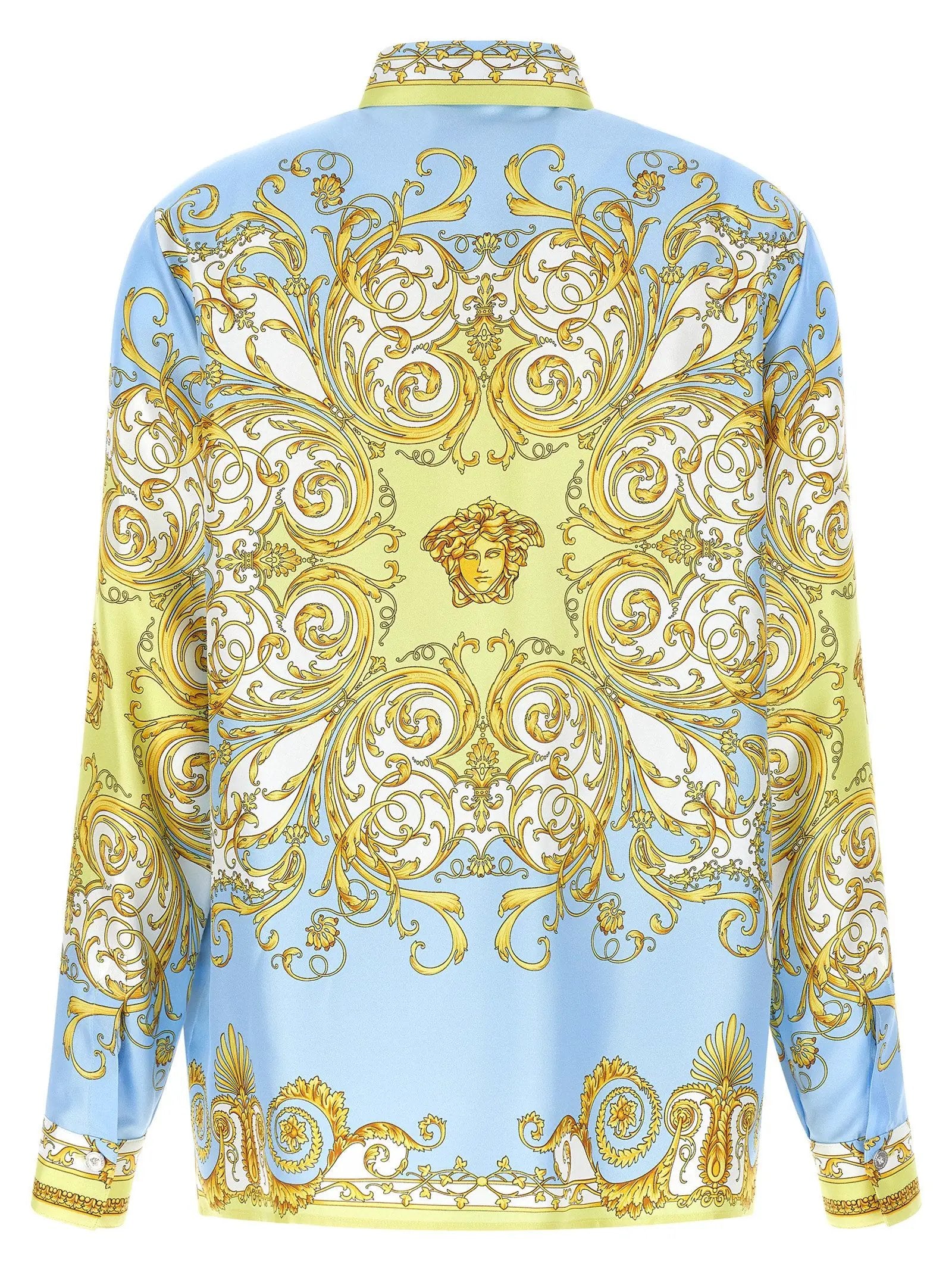 Versace Multicolor Silk Blouse