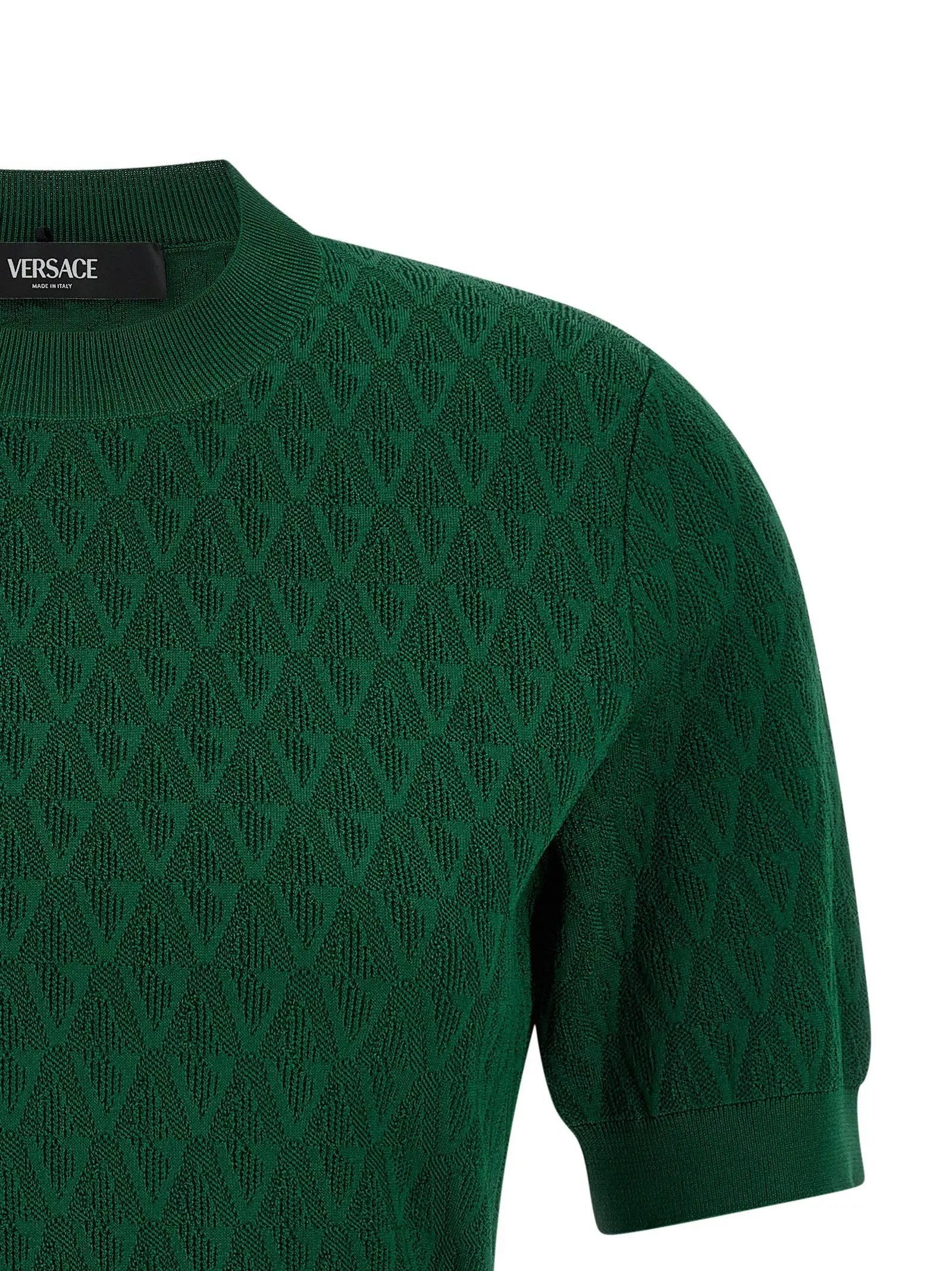 Versace Bicolor Viscose T-Shirt